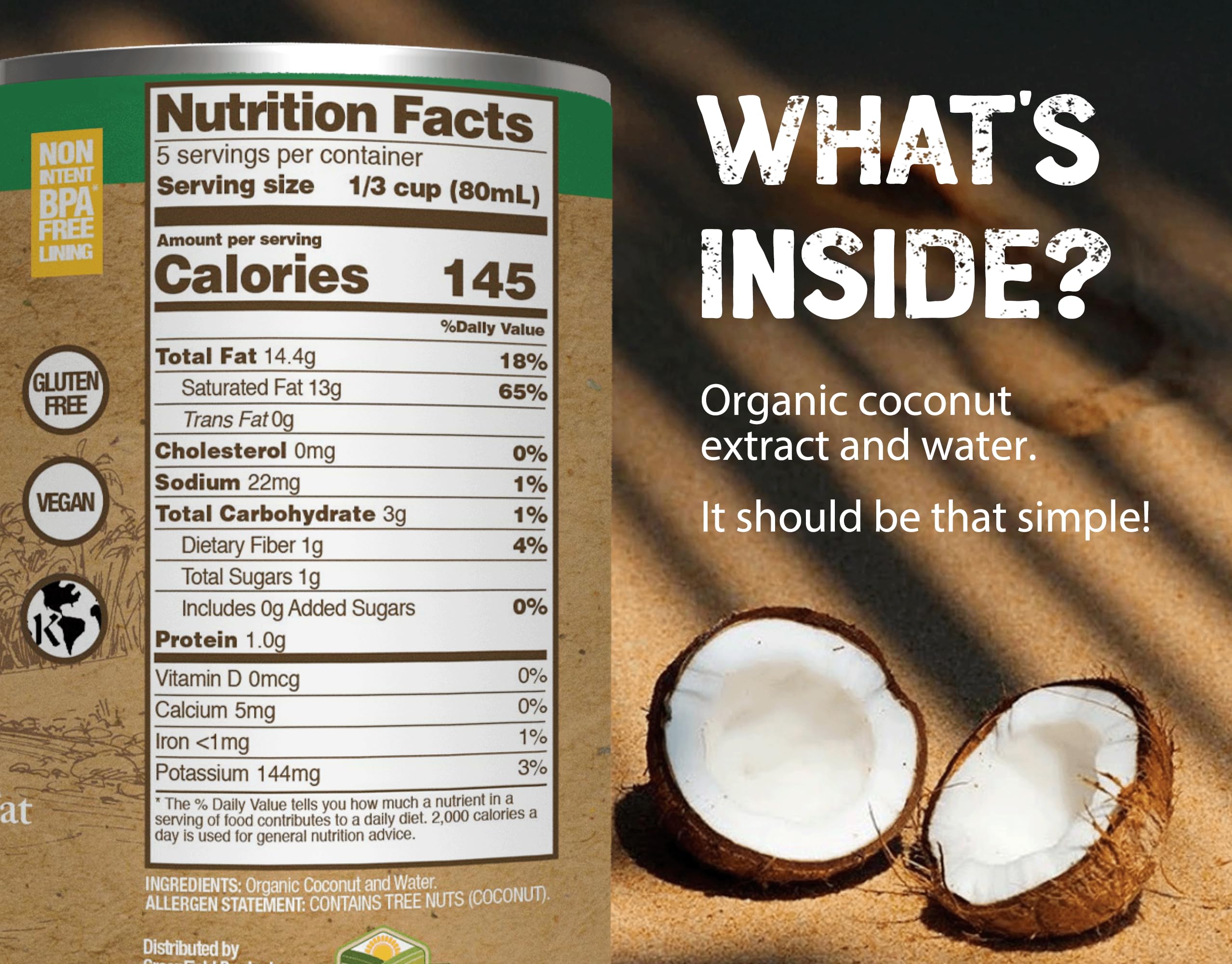 Amazon.com: Nature's Greatest Foods Organic Coconut Milk - 13.5 oz